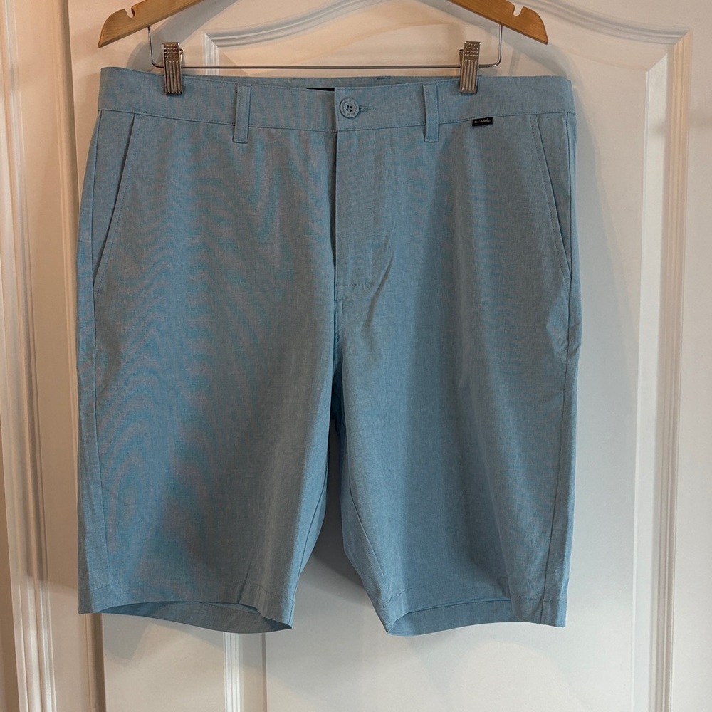 Travis Mathew Men’s Flat Front Shorts - Sky Blue